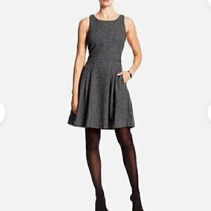 B Jewel Women's Black Sparkly A-Line Fit & Flare Party Dress (size Small)